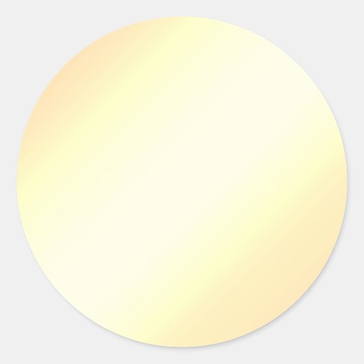 Glamour Gold Imitate Blank Elegante Chic Stickers (Vorderseite)