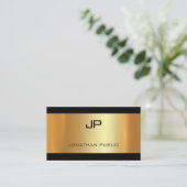 Glamour Gold Lights Moderner Luxus Visitenkarte (Stehend Vorderseite)