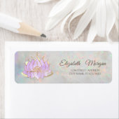 Glamour Gold Lilac Lotus Holographic Opal (Insitu)