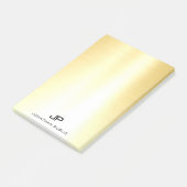 Glamour Gold Moderne Vorlage Elegant Trendy Post-it Klebezettel (angewinkelt)