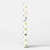 Glamour Gold Polka Dot Case-Mate iPhone Hülle (Rückseite / Links)