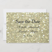Glamour Gold Save the Date (Rückseite)