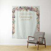 Glamour Gold Sparky Peony Quinceanera Wandteppich (Beispiel)