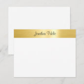 Glamour Gold Template Handling Skriptname Mitteilungskarte (Vorne/Hinten)