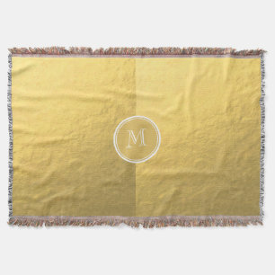 Glamour-Goldfolien-Hintergrund-Monogramm Decke