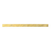 Glamour-Goldfolien-Hintergrund-Monogramm Satinband (Vorderseite)