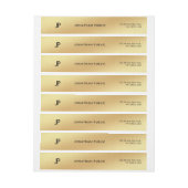 Glamour-Goldmoderner eleganter Entwurfs-Trendy (Bogen)