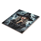 Glamour Gothic Hexe Untersetzer (Seite)