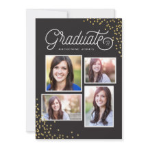 Glamour Grad 4-Foto Collage Abschluss