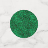 Glamour Green Glitzer Konfetti (Klein Vorderseite)