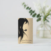 Glamour Hair and Makeup Visitenkarte (Stehend Vorderseite)