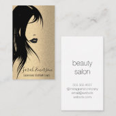 Glamour Hair and Makeup Visitenkarte (Vorne/Hinten)