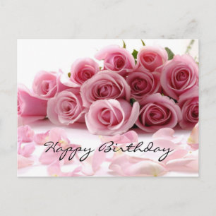 Glamour Happy Birthday Postkarte