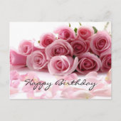 Glamour Happy Birthday Postkarte (Vorderseite)