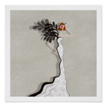 Glamour Haute Couture Fashion Illustration Card