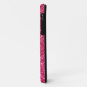 Glamour-heißes Rosa-Glitzer Case-Mate iPhone Hülle (Hinten/Links)