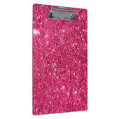 Glamour-heißes Rosa-Glitzer Klemmbrett (Rechts)