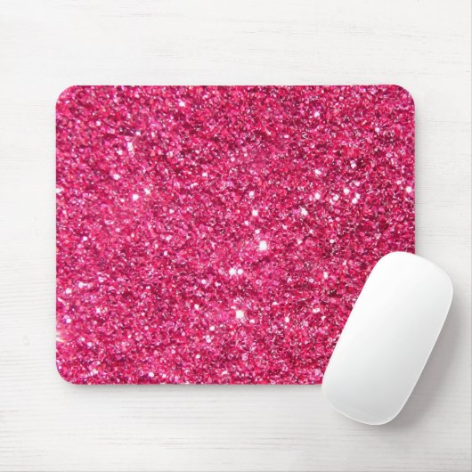 Glamour-heißes Rosa-Glitzer Mousepad (Mit Mouse)