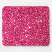 Glamour-heißes Rosa-Glitzer Mousepad (Vorne)