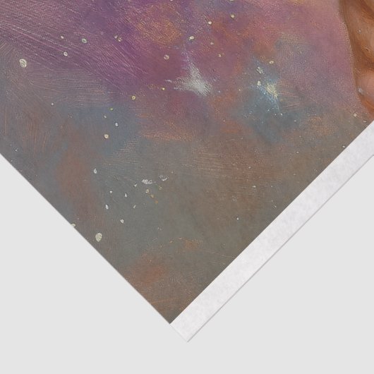 Glamour Hexe mit glatter Wand-Decoupage Seidenpapier (Ausschnitt)