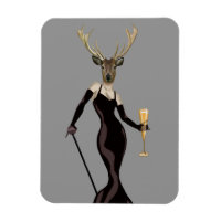 Glamour Hirsch in Schwarz 3