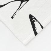 Glamour Hoch Heels Handgezogen Fleecedecke (Ecke)