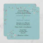 Glamour Hochzeit Einladung (Vorne/Hinten)