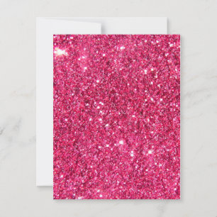 Glamour Hot Pink Glitzer Einladung