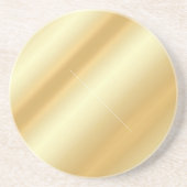 Glamour-Imitate Gold-Leere, moderne Vorlage Getränkeuntersetzer (Vorne)