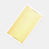 Glamour Imitate Gold Moderne Blank Template Serviette (Ecke)