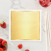 Glamour Imitate Gold Moderne Blank Template Serviette (Beispiel)