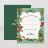 Glamour in der Party Einladung Frames (Vorne/Hinten)