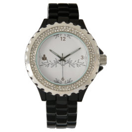 Glamour in Time – Custom Women’s Rhinestone Watch Armbanduhr