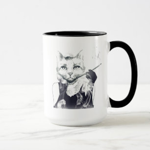 Glamour-Katze Tasse