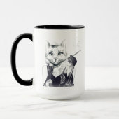 Glamour-Katze Tasse (Links)