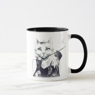 Glamour-Katze Tasse