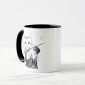 Glamour-Katze Tasse (Vorderseite Links)