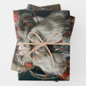 Glamour Katzen im Salon Decoupage Geschenkpapier Set (Beispiel)