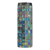 Glamour Keramik Tiles Individuelle Name Thermosbecher (Rückseite)