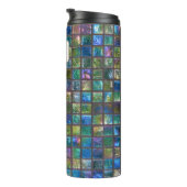 Glamour Keramik Tiles Individuelle Name Thermosbecher (Nach rechts gedreht)