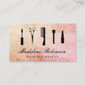 Glamour Kit Tools mit elegantem Ruby Glitzer Visitenkarte (Vorderseite)