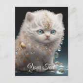Glamour Kitten. Postkarte (Vorderseite)