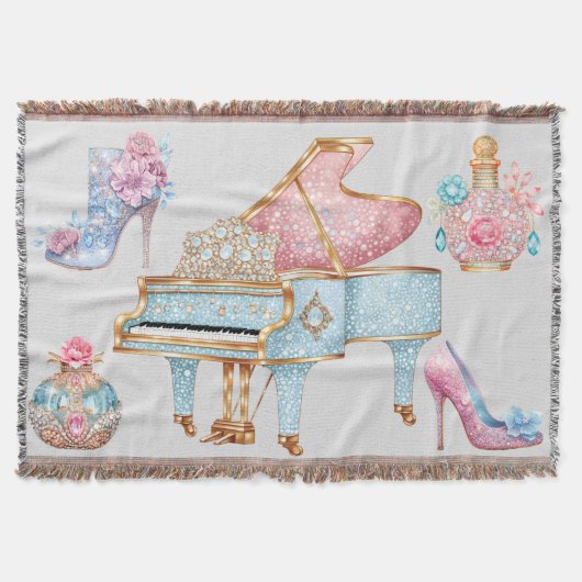 Glamour Klavier Decke (Vorderseite)