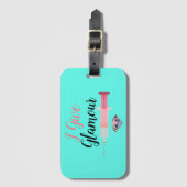 Glamour Krankenschwester erschossen lustige medizi Gepäckanhänger (Vorderseite Vertikal)