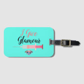 Glamour Krankenschwester erschossen lustige medizi Gepäckanhänger (Vorderseite (Horizontal))