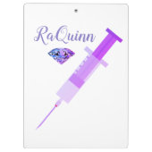 Glamour-Krankenschwester Klemmbrett (Rückseite)