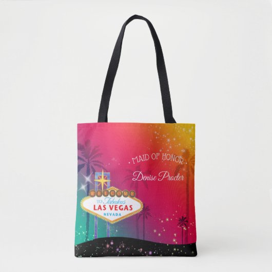 Glamour Las Vegas Wedding Trauzeugin Tasche (Vorderseite)