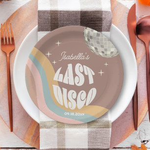 Glamour Last Disco Retro 70er Groovy Bachelorette Pappteller