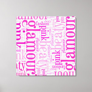 Glamour Leinwanddruck