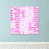 Glamour Leinwanddruck (Insitu (Holzboden))